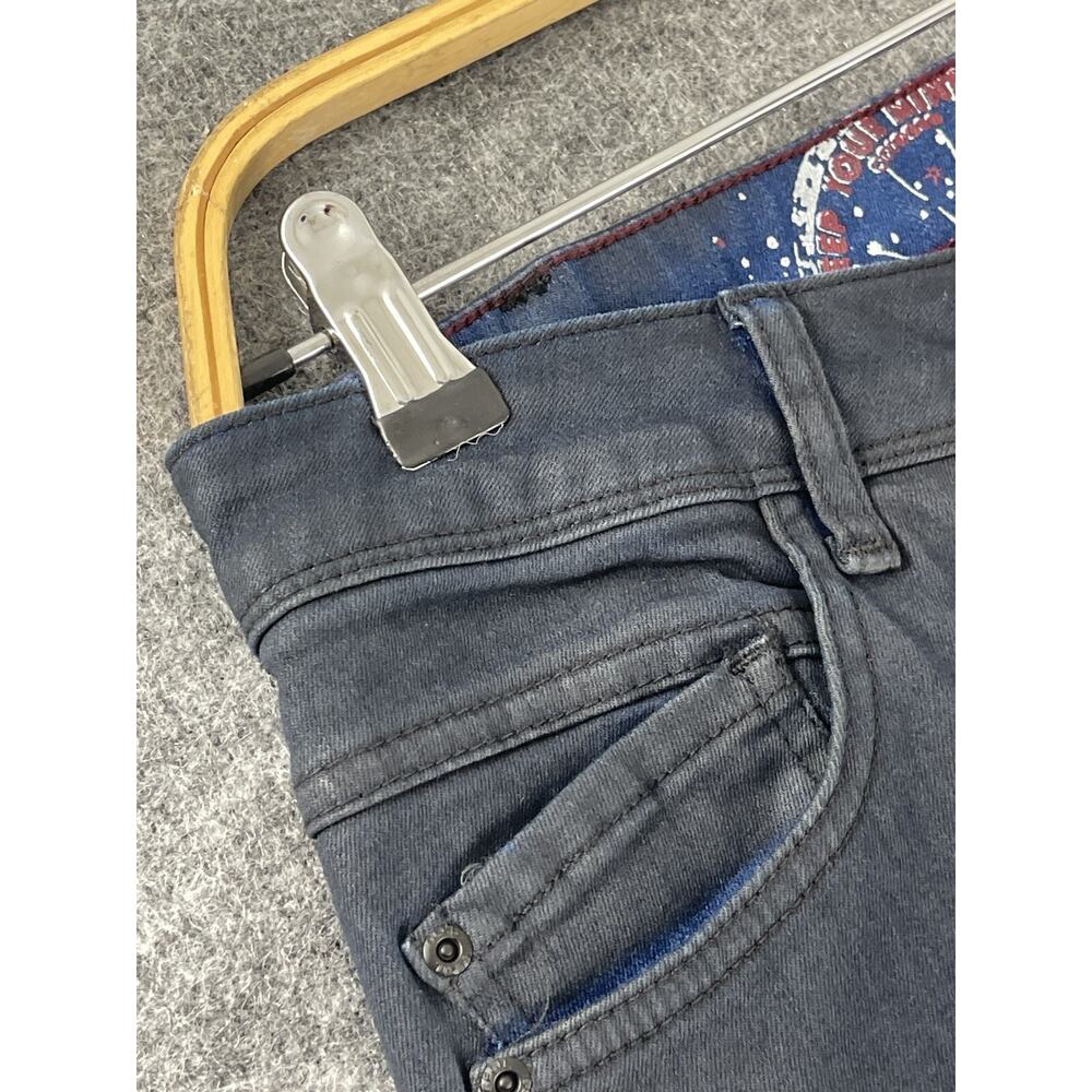CECIL Jeans Womens 18 Tall Scarlett Straight Denim Pants Dark Indigo Wash N313 - Picture 4 of 13